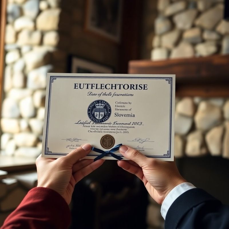 Roki, ki držita formalno izobraževalno potrdilo z indigo institucionalnim pečatom